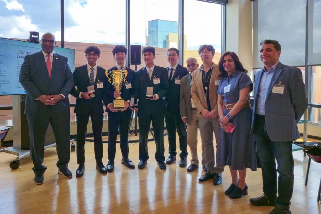 The team with The Capital Cup trophy
